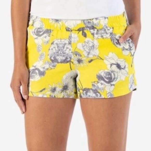 KUT FROM THE KLOTH Jansen Printed Linen Short - Size 10 - Picture 2 of 4